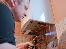 Water Heater Repair Using a Torch