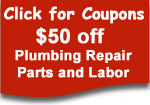 $50.00 Off Plumbing Repair, Parts and Labor